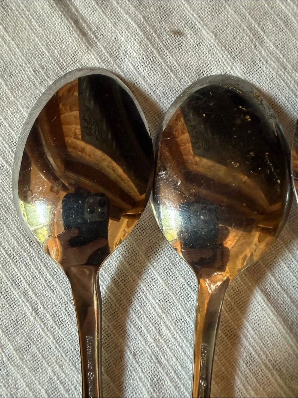 Vtg Oneida Northland Set of 8 Soup Spoons 7” Stainless Flatware Silverware Japan